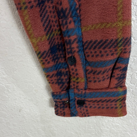 ONEILL ,Size L ,Chaps Men's Plaid Shirt Jacket - Rust and Navy - Picture 8 of 17